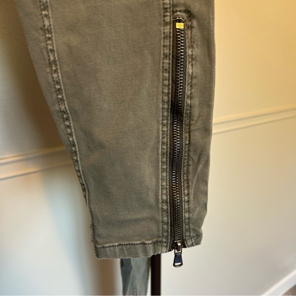 Blank NYC Army Green Zipper Moto Skinny Pants Women’s 30 - Picture 10 of 10